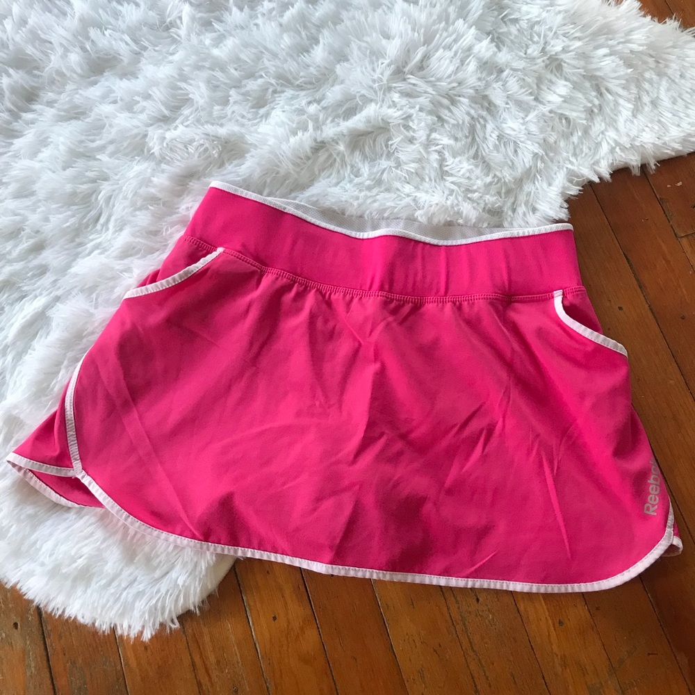 Reebok pink tennis skort